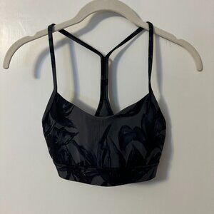 Lululemon Flow Y Bra Nulu in Botanical Bloom - Size 6